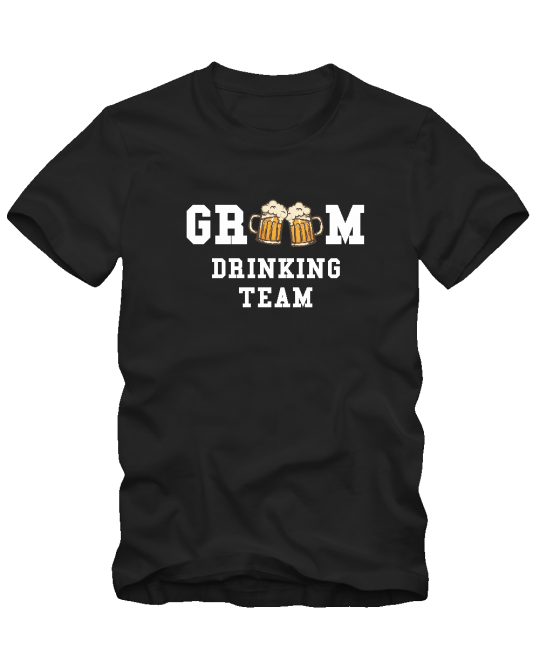 groom drinking team